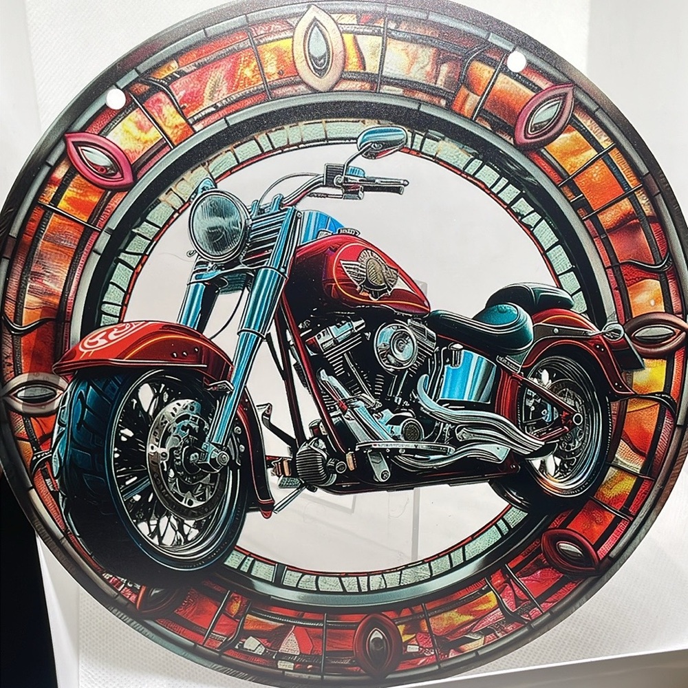 Suncatcher Acrylic Motorcycle Bike Birthday Christmas Gift